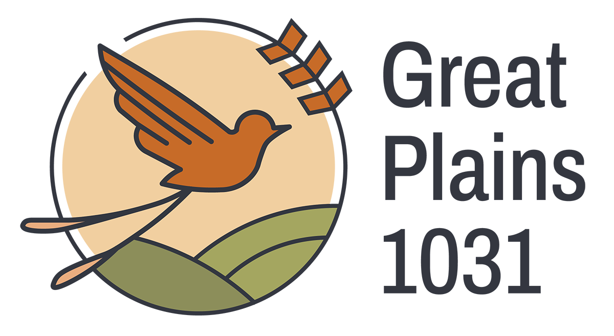 Great Plains 1031 Exchange logo featuring a bird in flight over rolling hills